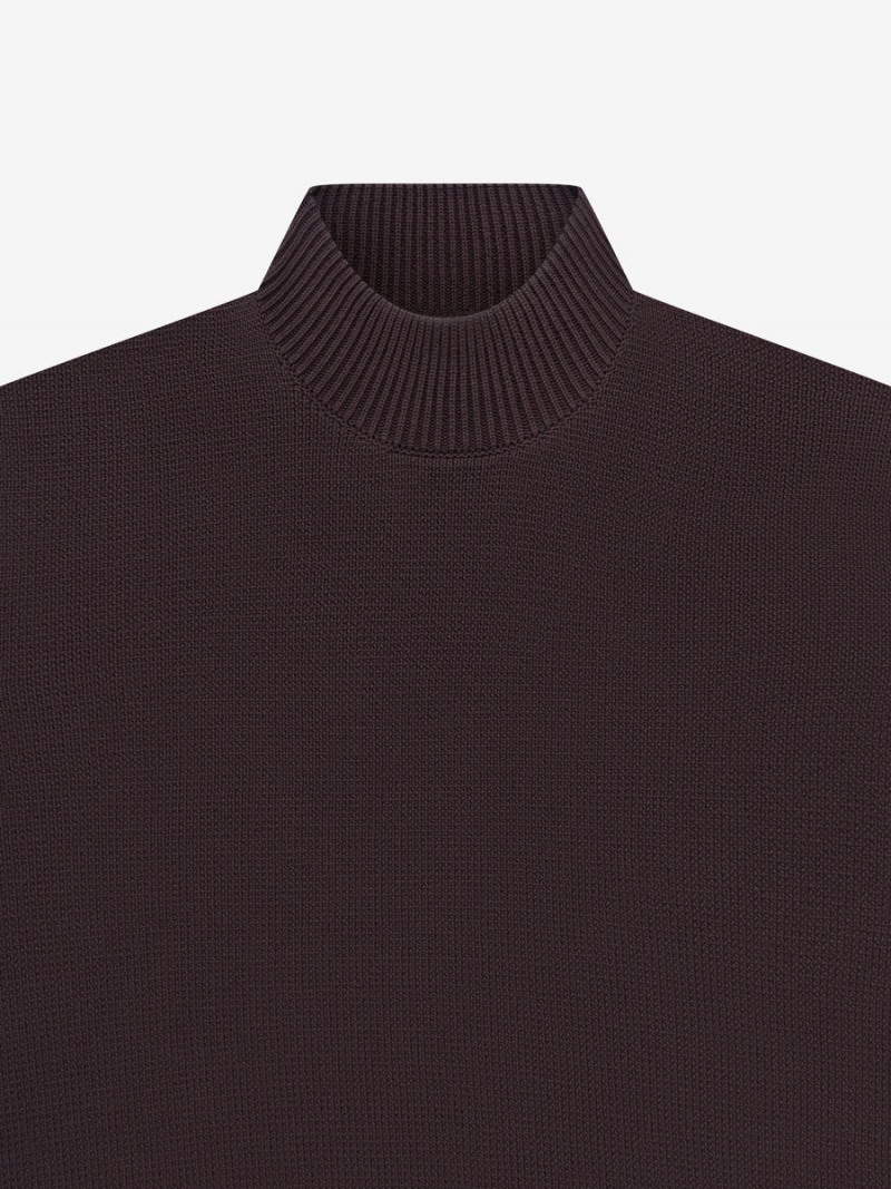 Fear Of God Pullover Mockneck Vest Plum | FOG-SN593652