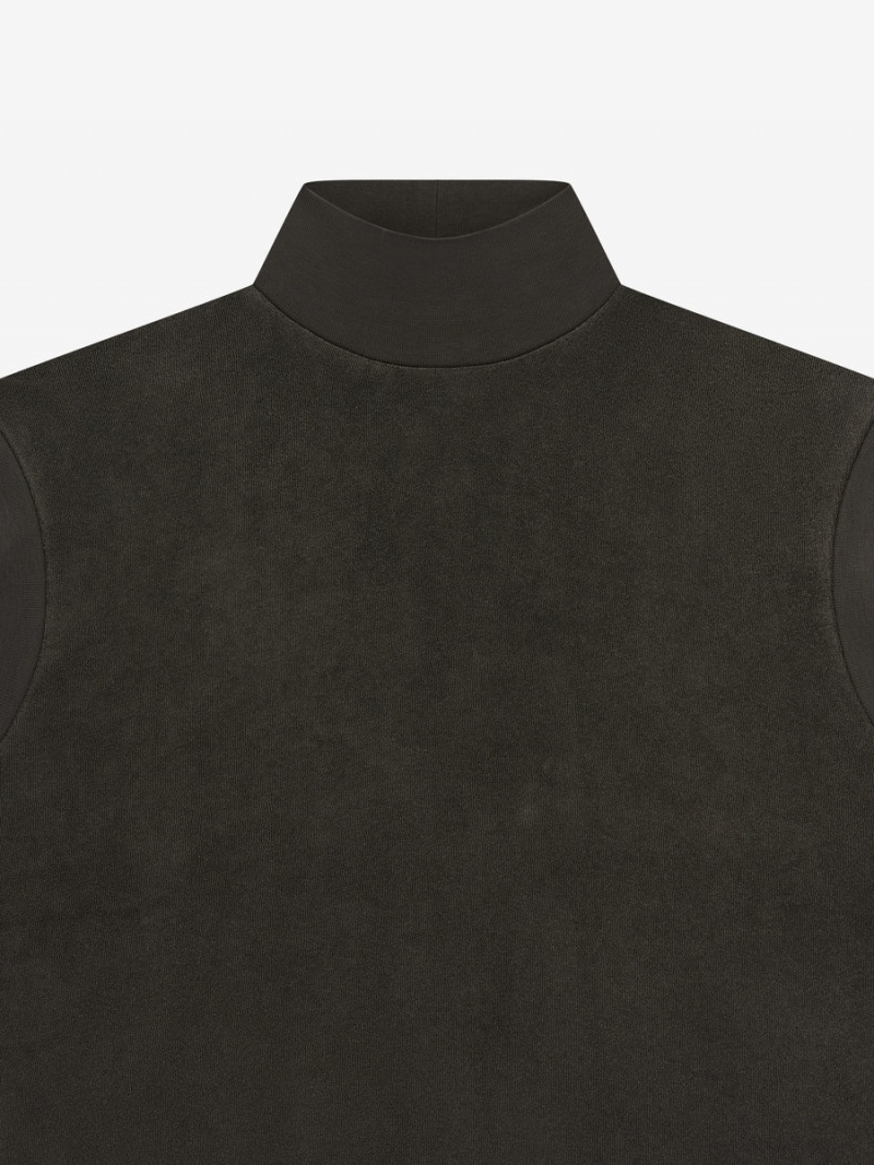 Fear Of God Pullover Terry Mockneck Vest Off-Black | FOG-SN593661