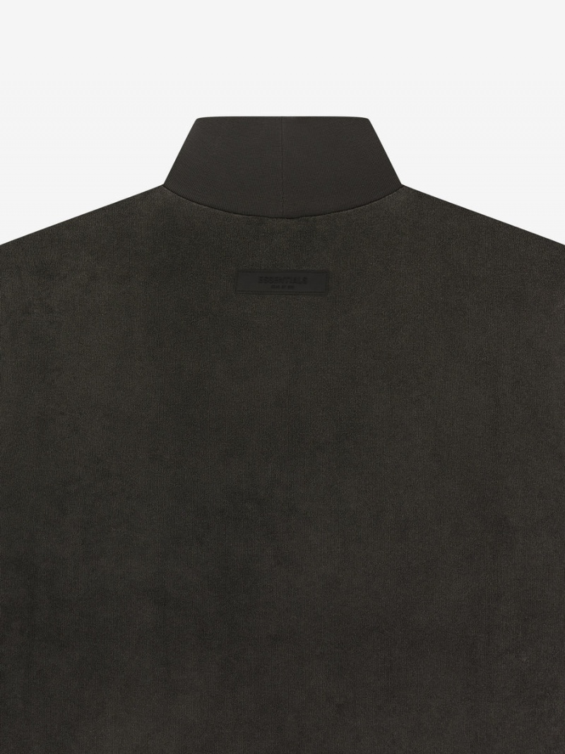 Fear Of God Pullover Terry Mockneck Vest Off-Black | FOG-SN593661