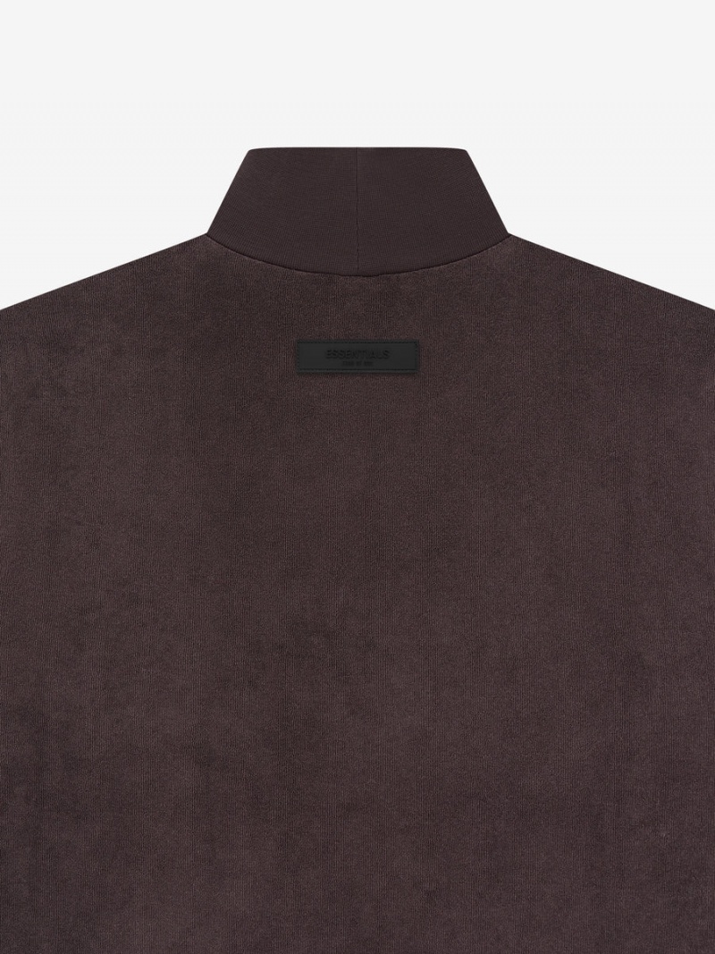 Fear Of God Pullover Terry Mockneck Vest Plum | FOG-SN593662