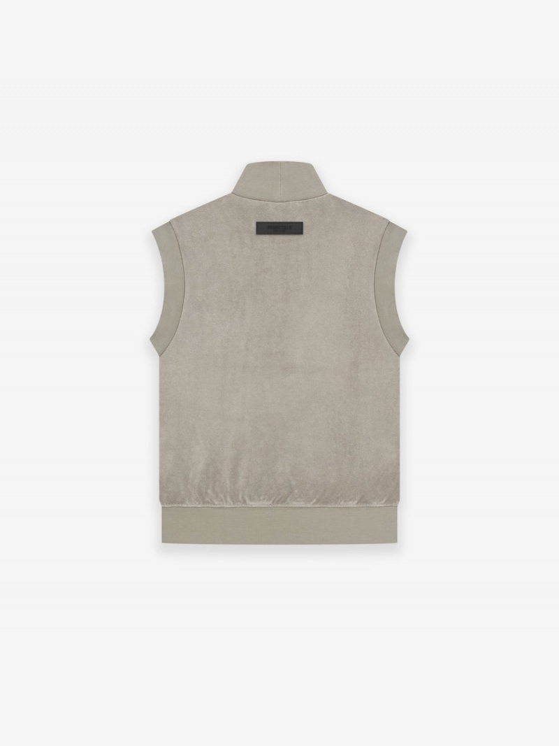 Fear Of God Pullover Terry Mockneck Vest Seal | FOG-SN593663