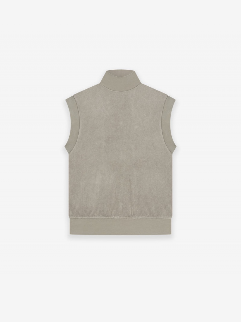 Fear Of God Pullover Terry Mockneck Vest Seal | FOG-SN593663