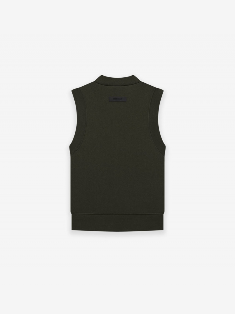 Fear Of God Pullover V-neck Vest Off-Black | FOG-SN593667