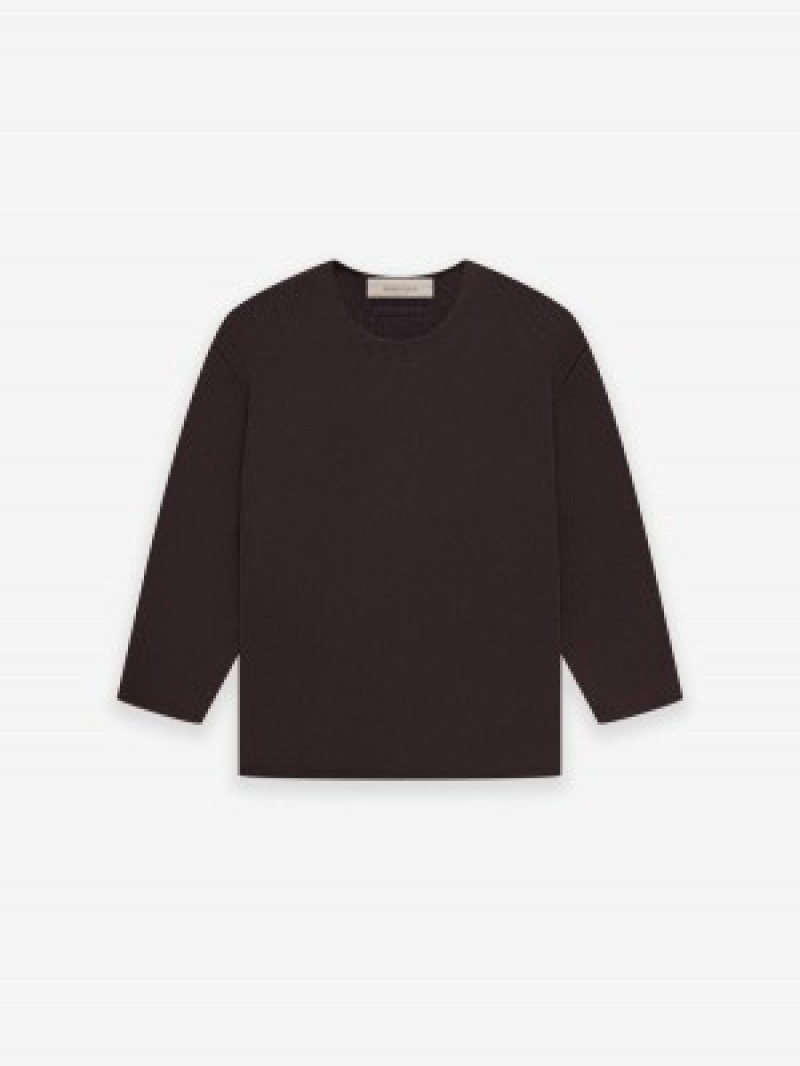 Fear Of God Rawneck Knit Sweater Plum | FOG-SN593754