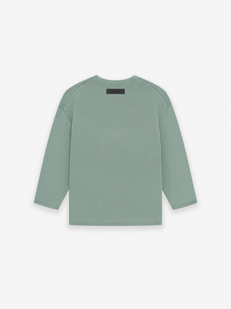 Fear Of God Rawneck Knit Sweater Sycamore | FOG-SN593766