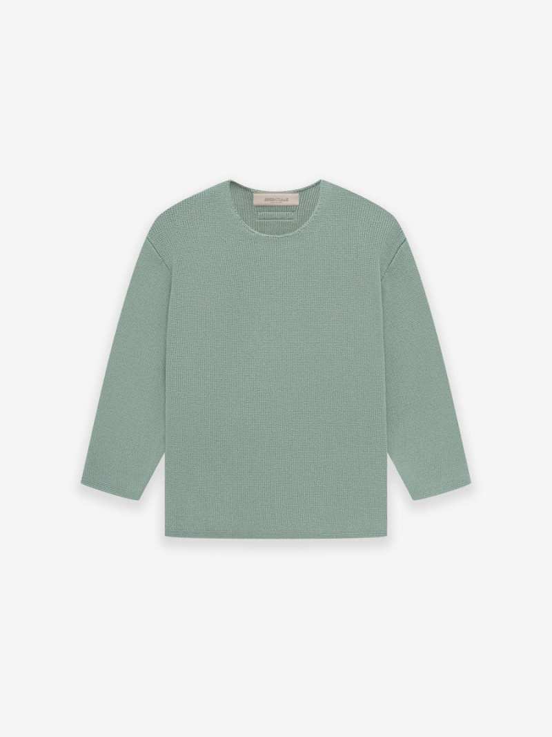 Fear Of God Rawneck Knit Sweater Sycamore | FOG-SN593766