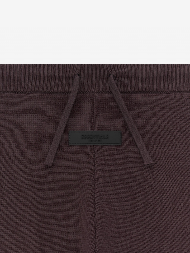 Fear Of God Relaxed Knit Sweatpant Plum | FOG-SN593827