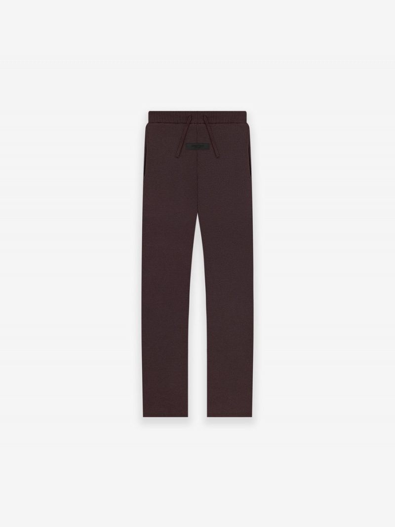 Fear Of God Relaxed Knit Sweatpant Plum | FOG-SN593827