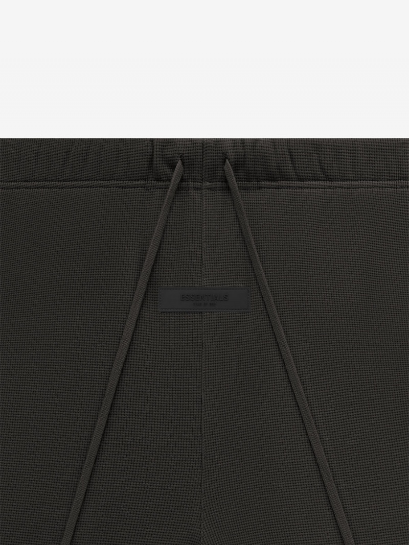 Fear Of God Relaxed Waffle Sweatpant Off-Black | FOG-SN593578