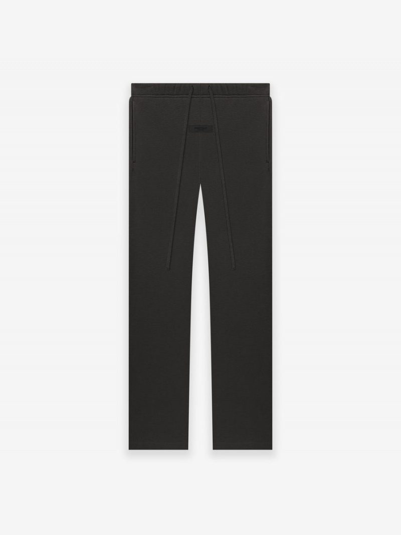 Fear Of God Relaxed Waffle Sweatpant Off-Black | FOG-SN593578