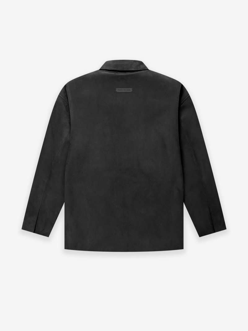 Fear Of God Suede Jacket Black | FOG-SN593399