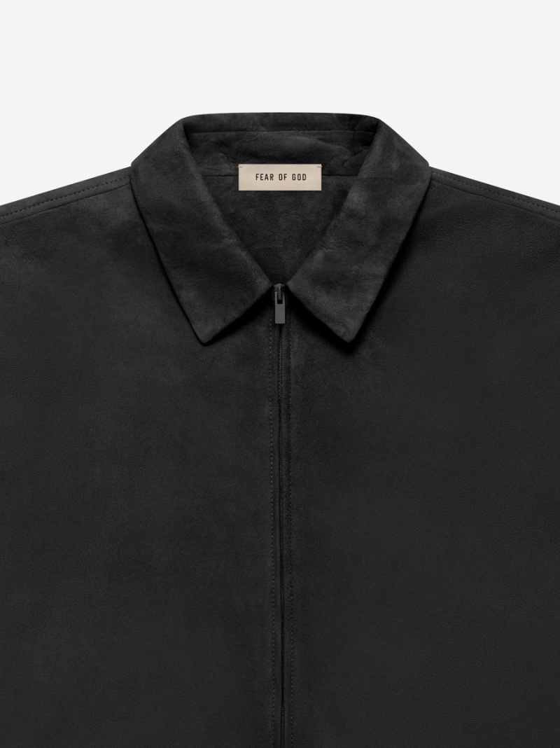 Fear Of God Suede Jacket Black | FOG-SN593399