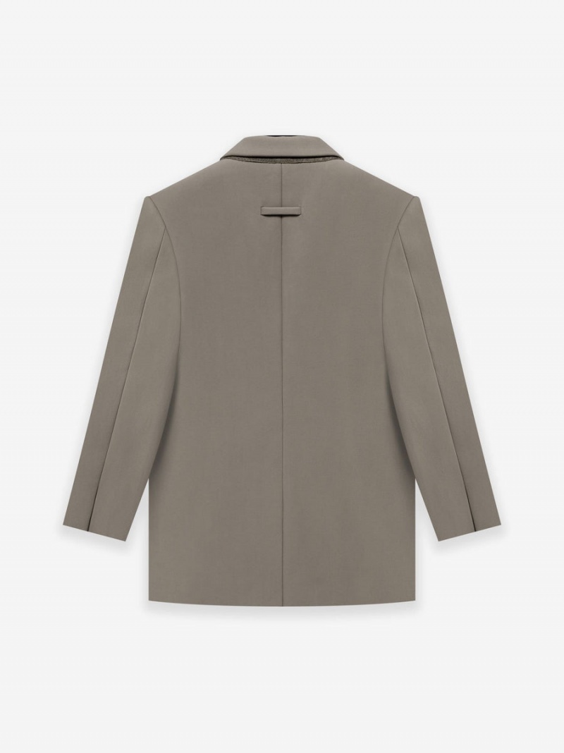 Fear Of God Twill California Blazer Dusty Concrete | FOG-SN593363