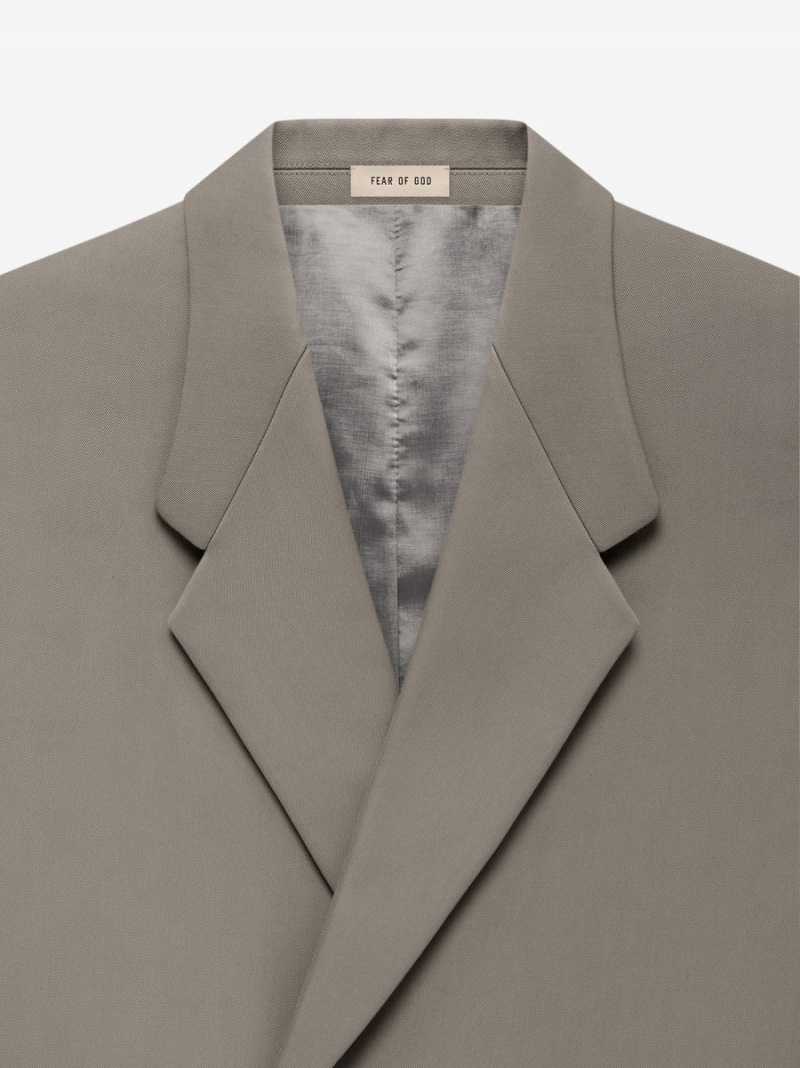 Fear Of God Twill California Blazer Dusty Concrete | FOG-SN593363