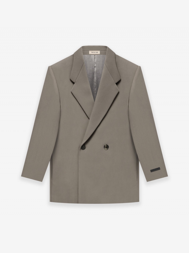 Fear Of God Twill California Blazer Dusty Concrete | FOG-SN593363