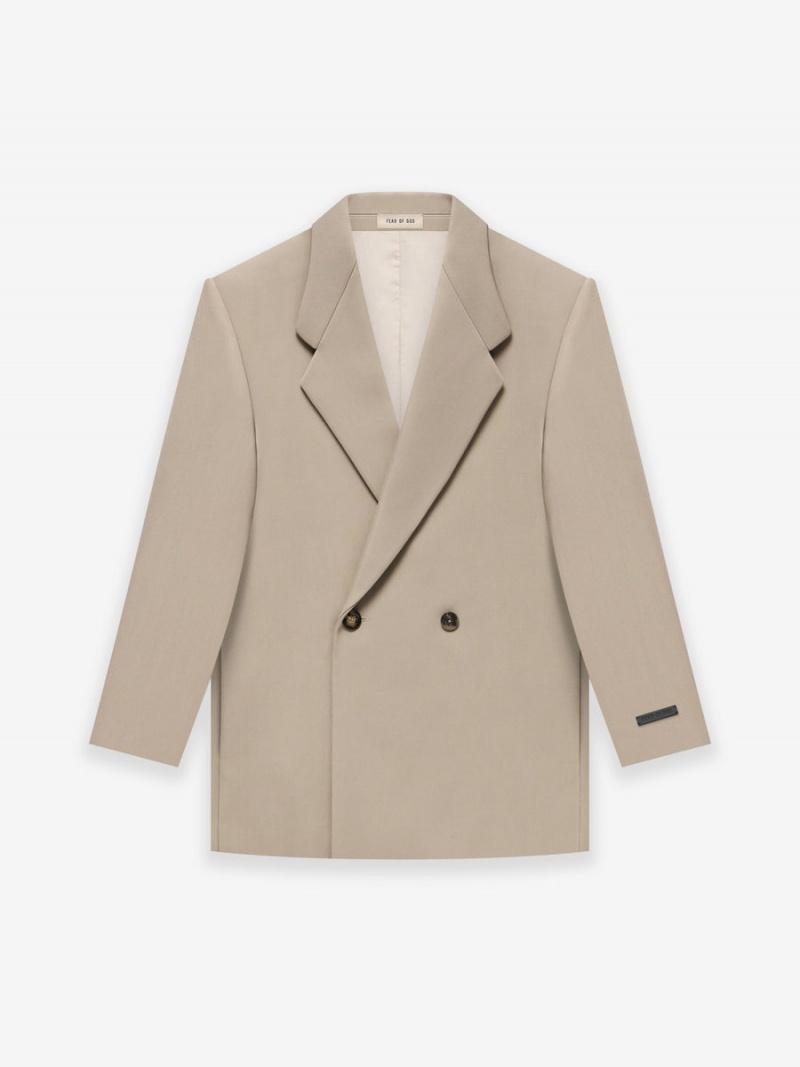 Fear Of God Twill California Blazer Dusty Beige | FOG-SN593376