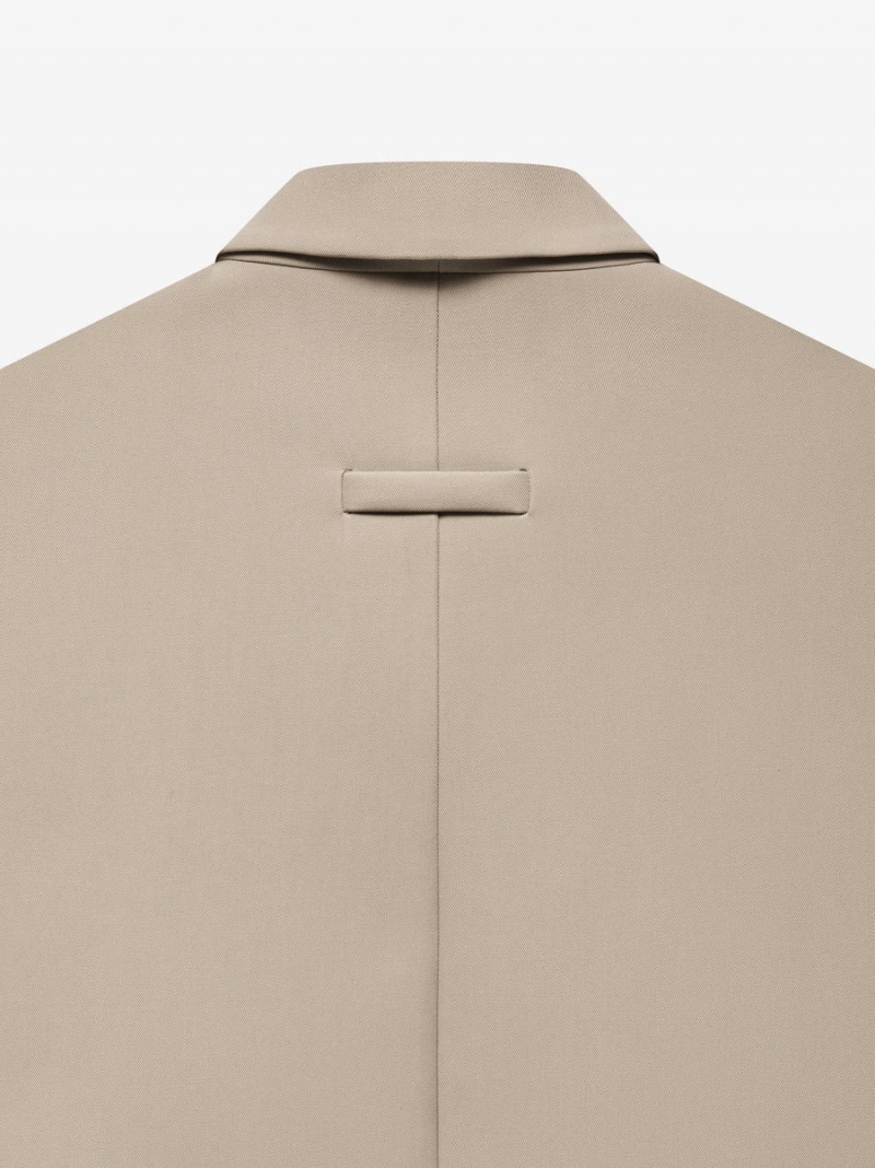 Fear Of God Twill Car Coat Dusty Beige | FOG-SN593404