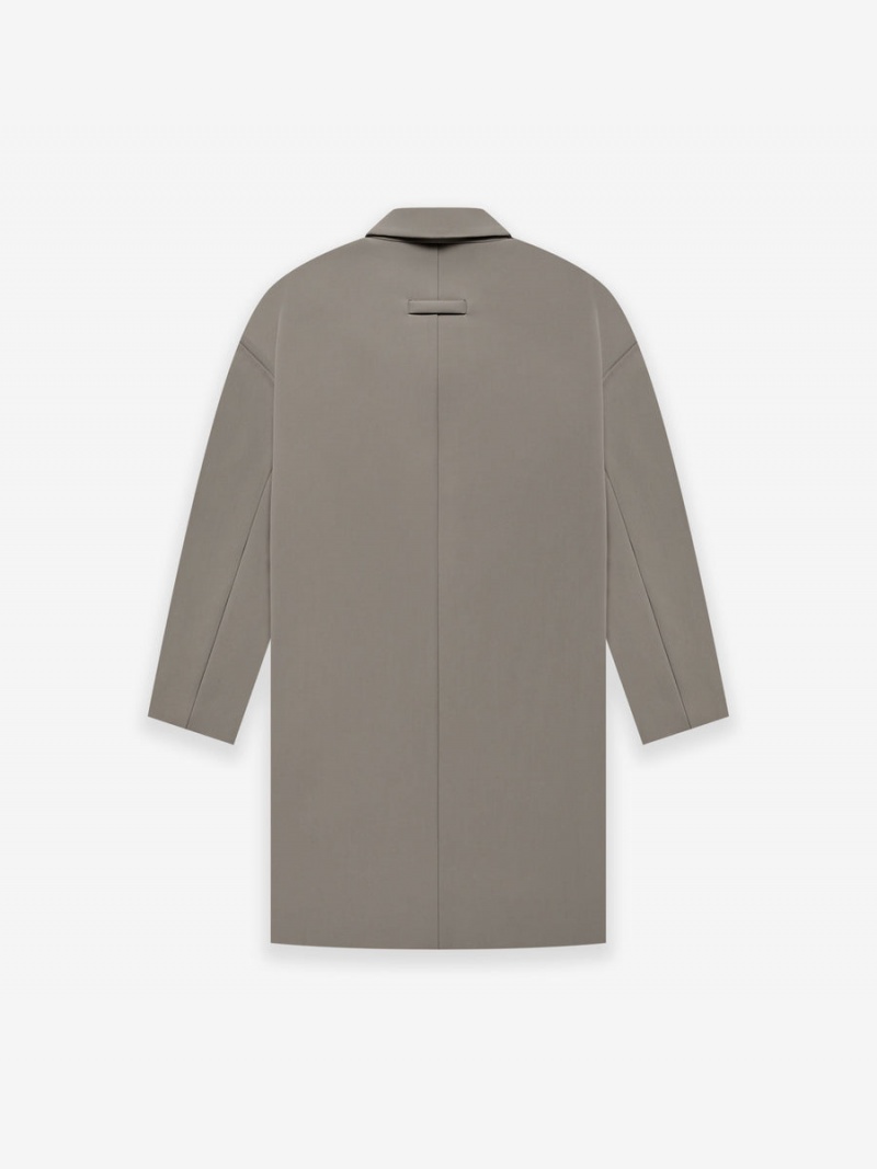 Fear Of God Twill Car Coat Dusty Concrete | FOG-SN593403