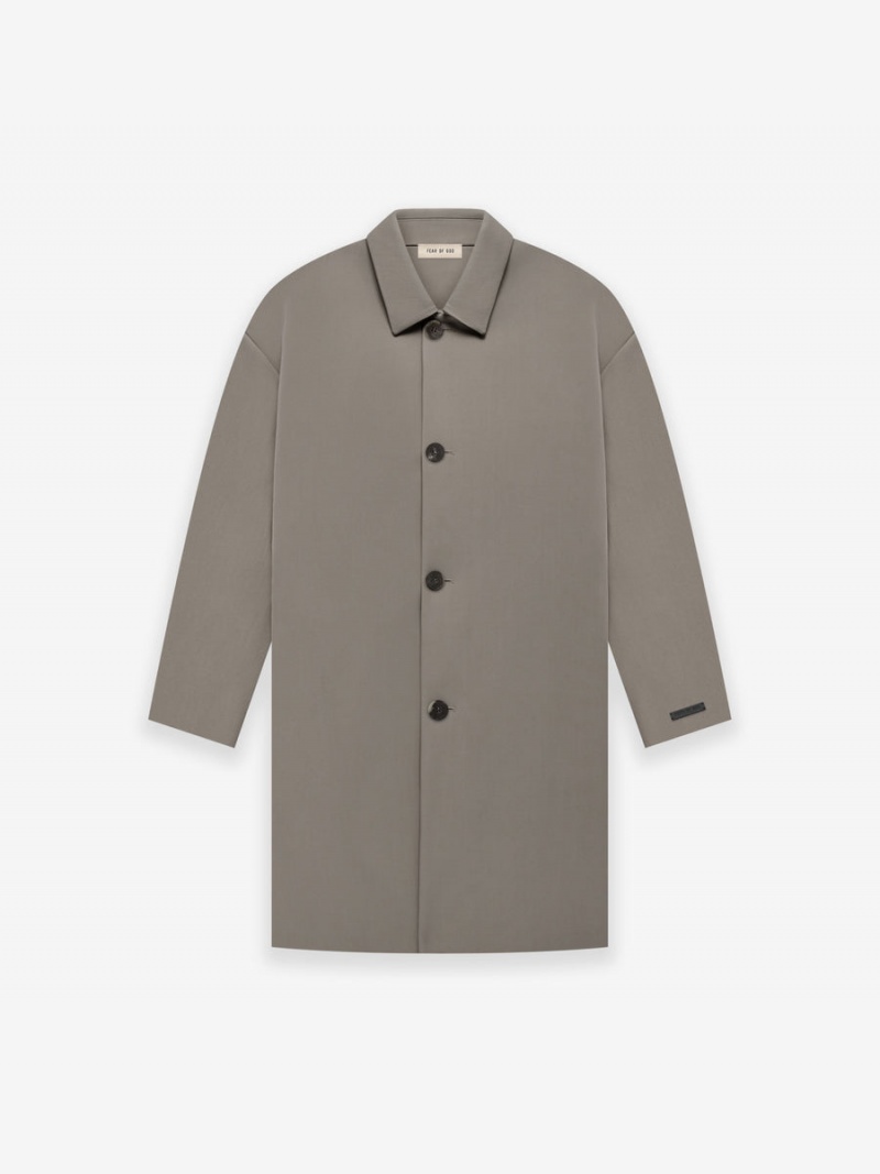 Fear Of God Twill Car Coat Dusty Concrete | FOG-SN593370