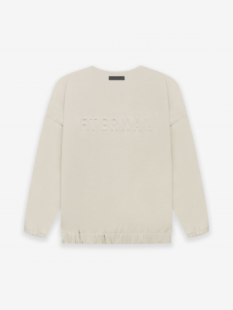 Fear Of God Viscose Tricot Crewneck Cement | FOG-SN593330