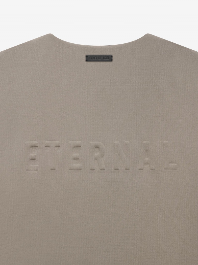 Fear Of God Viscose Tricot Crewneck Dusty Concrete | FOG-SN593327