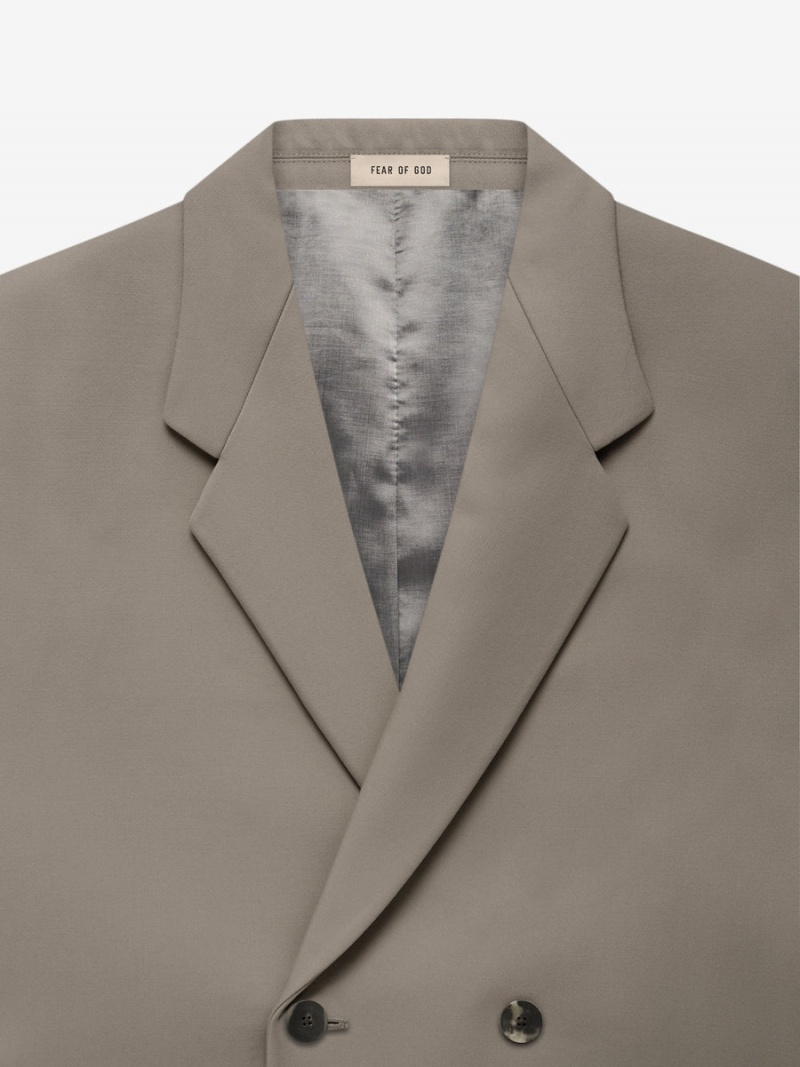 Fear Of God Wool California Blazer Dusty Concrete | FOG-SN593378