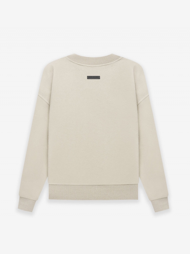 Fear Of God Wool Cashmere Crewneck Cement | FOG-SN593292