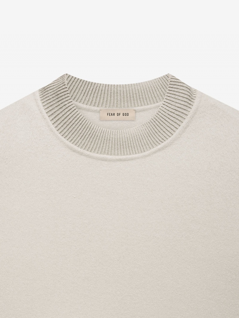 Fear Of God Wool Cashmere Crewneck Cement | FOG-SN593292