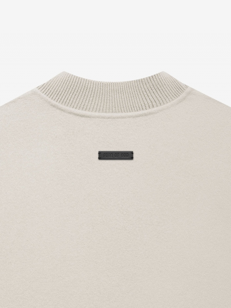 Fear Of God Wool Cashmere Crewneck Cement | FOG-SN593292