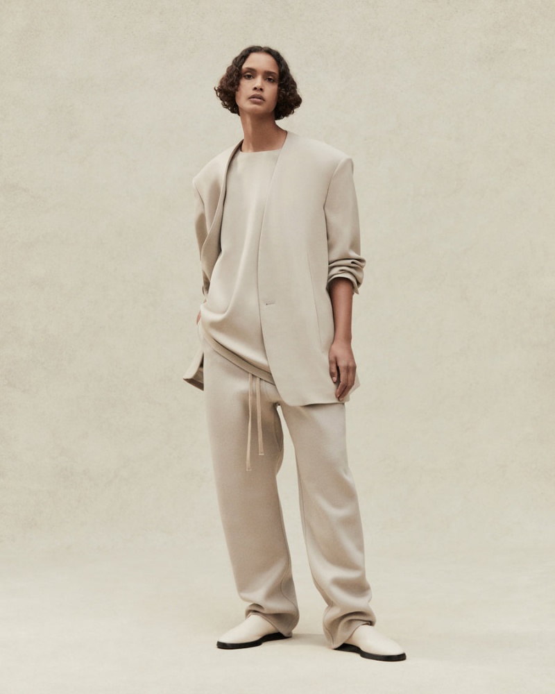 Fear Of God Wool Cashmere Pant Dusty Beige | FOG-SN593433