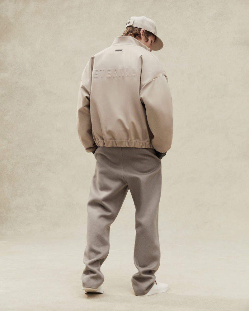 Fear Of God Wool Cashmere Pant Dusty Concrete | FOG-SN593431