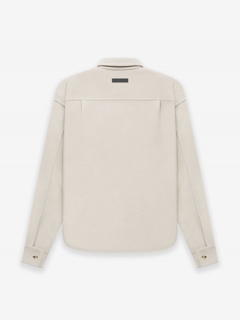 Fear Of God Wool Cashmere Shirt Cement | FOG-SN593489