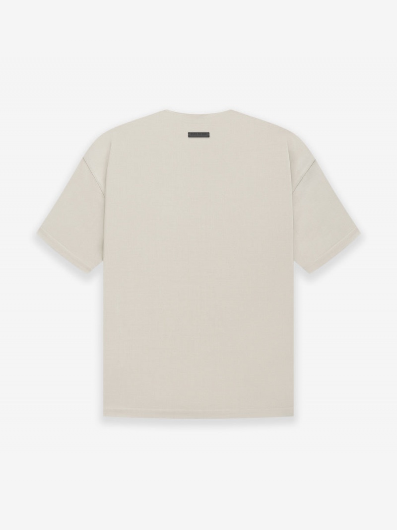 Fear Of God Wool Crepe Tee Cement | FOG-SN593284