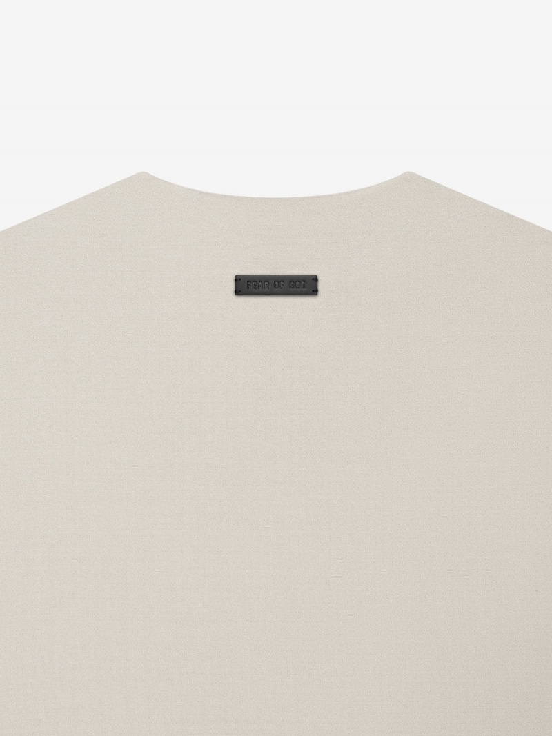 Fear Of God Wool Crepe Tee Cement | FOG-SN593284