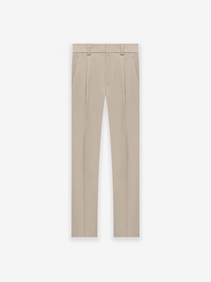 Fear Of God Wool Mohair Suit Pant Dusty Beige | FOG-SN593367