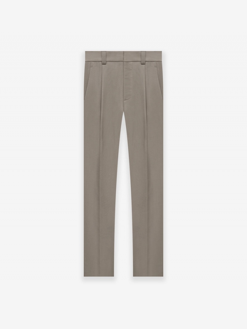 Fear Of God Wool Mohair Suit Pant Dusty Concrete | FOG-SN593381