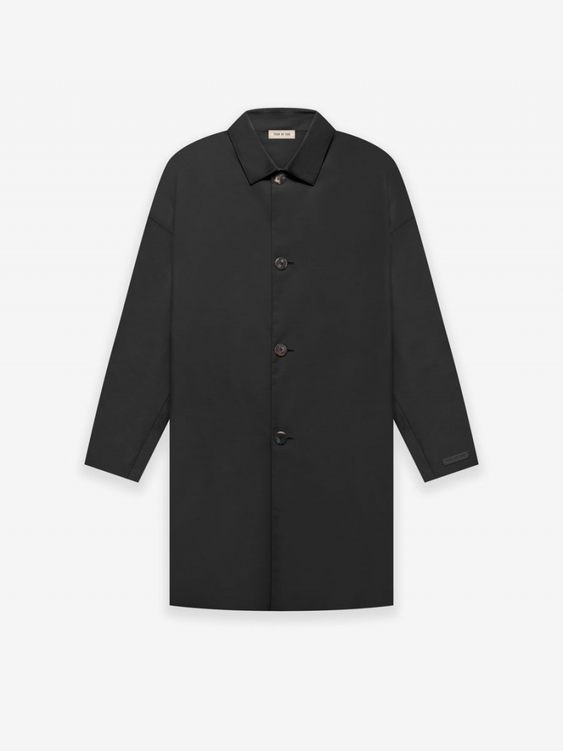 Fear Of God Wool Nylon Car Coat Black | FOG-SN593357