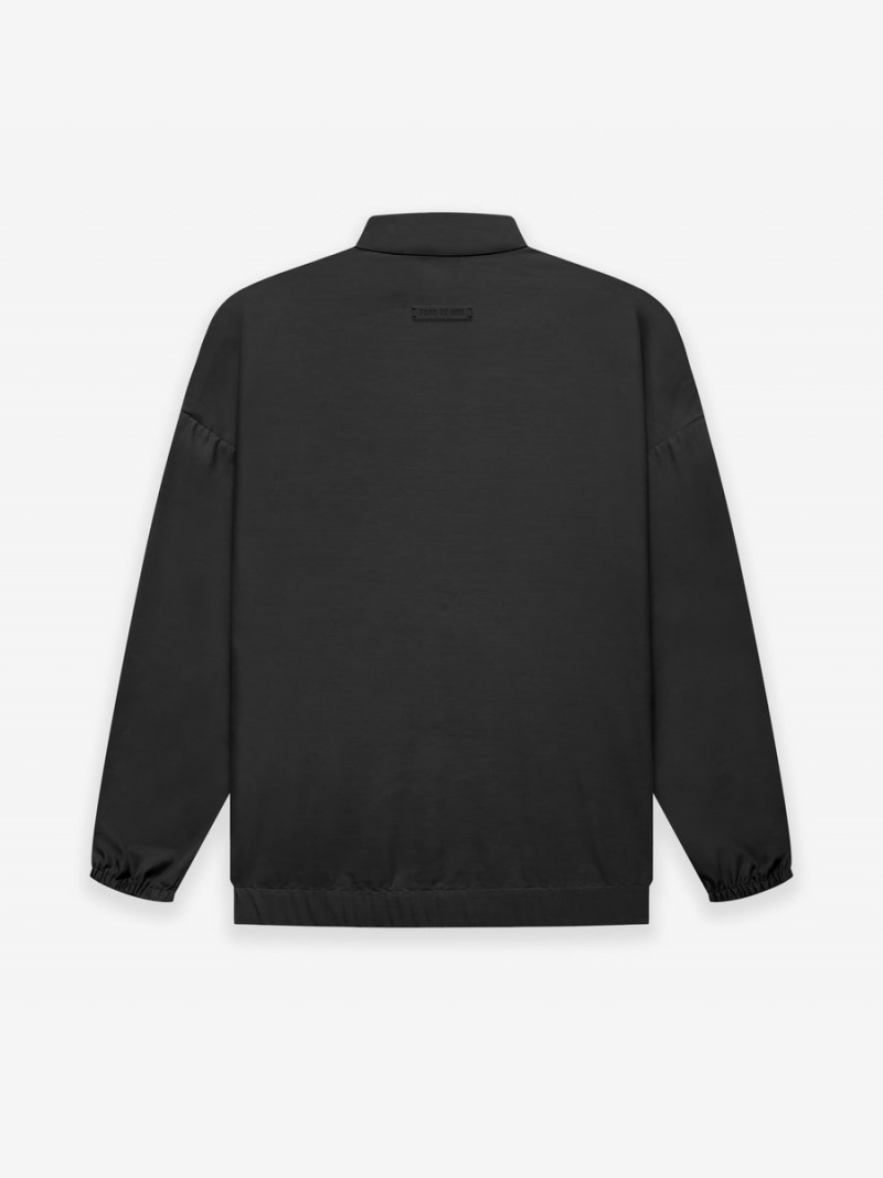 Fear Of God Wool Nylon Track Jacket Black | FOG-SN593420