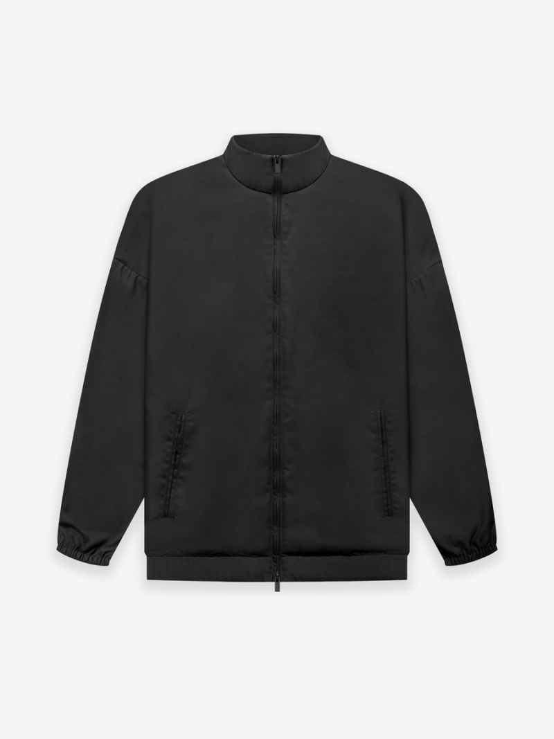 Fear Of God Wool Nylon Track Jacket Black | FOG-SN593420