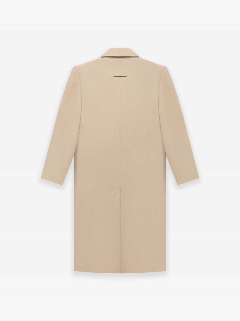 Fear Of God Wool Overcoat Beige | FOG-SN593393