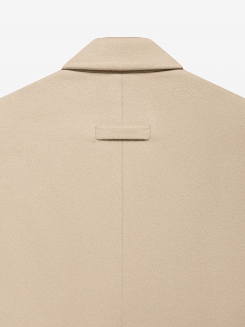 Fear Of God Wool Overcoat Beige | FOG-SN593393