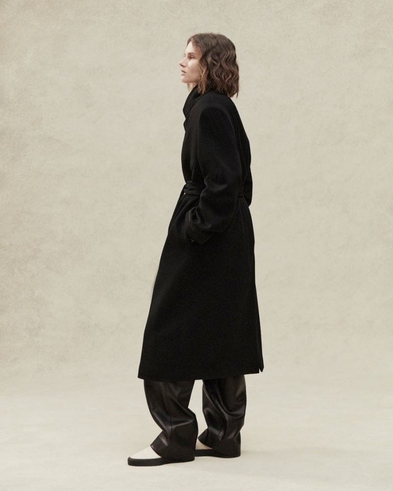 Fear Of God Wool Overcoat Black Heather | FOG-SN593390