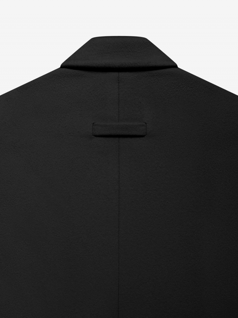 Fear Of God Wool Overcoat Black | FOG-SN593410