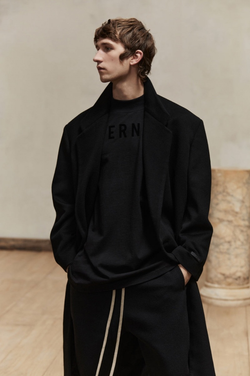 Fear Of God Wool Overcoat Black | FOG-SN593410