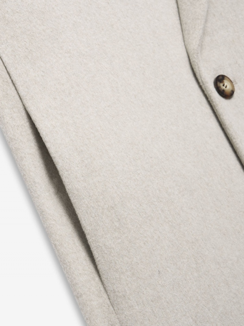 Fear Of God Wool Overcoat Cement Heather | FOG-SN593385