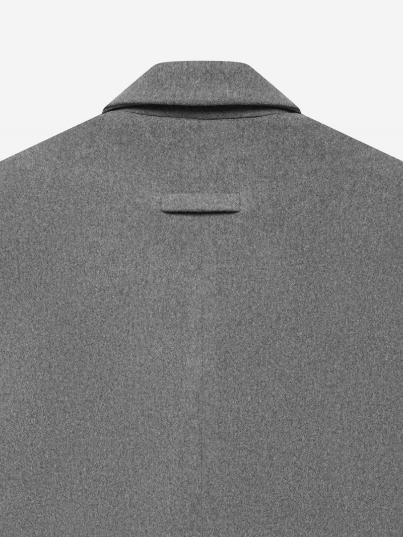 Fear Of God Wool Overcoat Grey Heather | FOG-SN593391