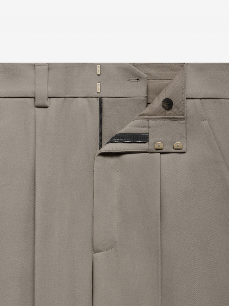 Fear Of God Wool Suit Pant Dusty Concrete | FOG-SN593394